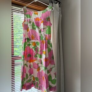 Kate Spade Pink and Green Floral Dress